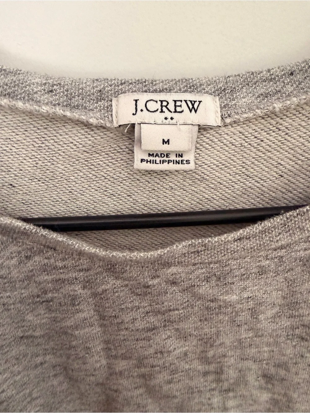 J. Crew Heather Gray Pullover Dress